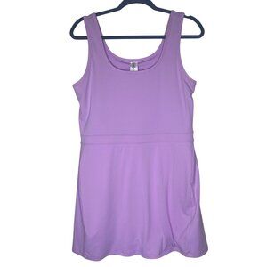Fabletics Athletic Built In Short Dress XL Lavender Athleisure Pocket